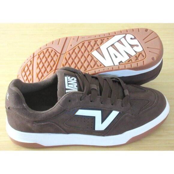 Vans Men's Upland Potting Soil Brown Black Gum Bottom Shoes Sizes NIB - Picture 2 of 6